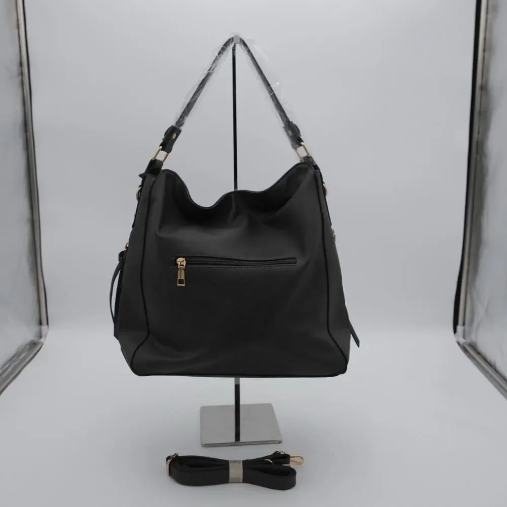 Gray FLO-MOTOR Shoulder/Crossbody Bag - Polyurethane Lots Of Compartments
